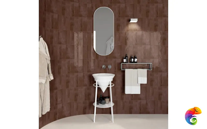 CO.mi.P.42/WHT Зеркало CONO овальное 42, белое матовое