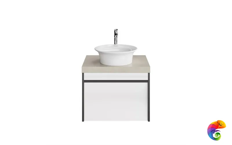 MOD.60.1+1/AR Тумба MODULA подвесная 60 с ящиком 1+1, арабика