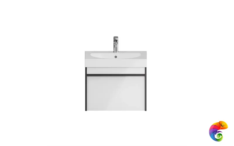 MOD.60.1+1/AR Тумба MODULA подвесная 60 с ящиком 1+1, арабика