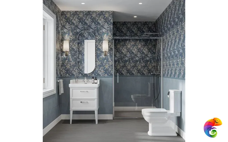 PO.M.60.1/WHT Тумба POMPEI напольная с ящиком и дверцами 60, белая глянцевая