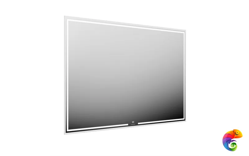 MIO.mi.120\WHT Зеркало MIO прямоугольное с диммером 120, белое
