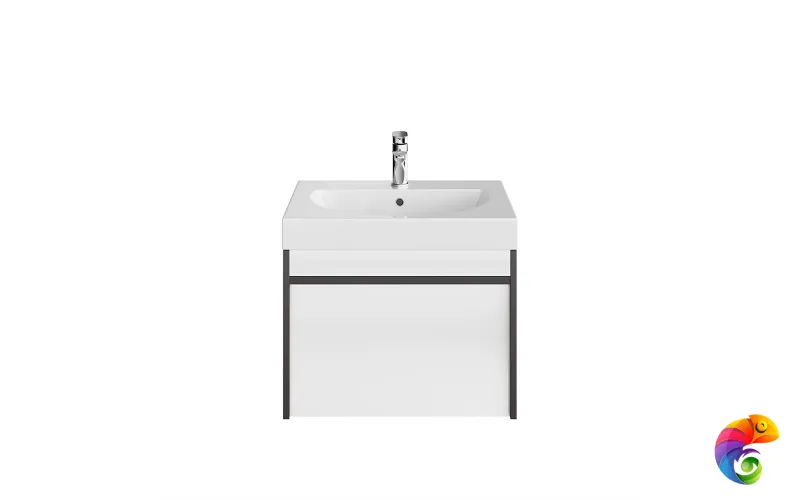 MO.60.1+1\AR Тумба MODULA подвесная 60 с ящиком 1+1, арабика