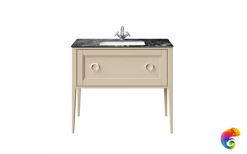 PL.CN.100.1\CAP.M Тумба PLAZA Classic NEO напольная 1 ящик 100, капучино матовый