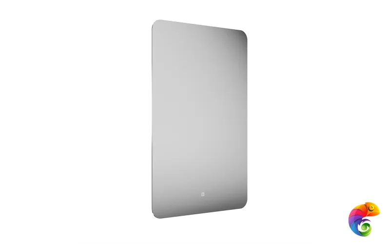 PRO.mi.55\WHT Зеркало PRO с подсветкой LED 55, белый глянцевый