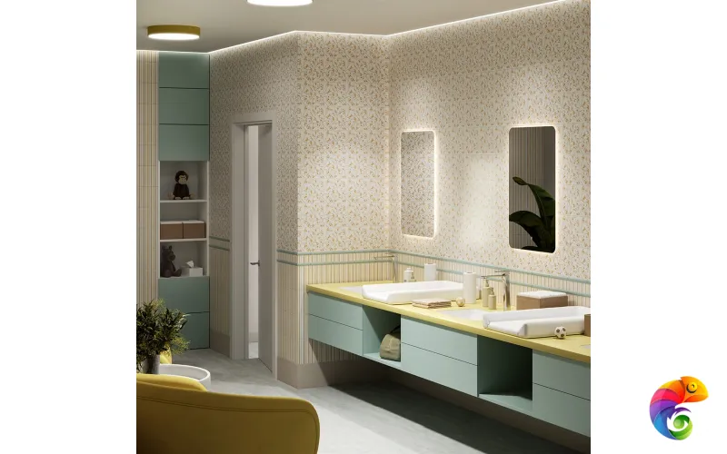 PRO.mi.55\WHT Зеркало PRO с подсветкой LED 55, белый глянцевый