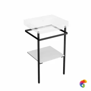 PRO.50.01/BLK.M Структура металлическая PRO напольная 50, черная матовая