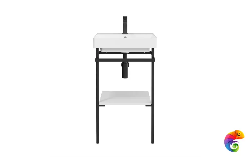 PRO.50.01/BLK.M Структура металлическая PRO напольная 50, черная матовая