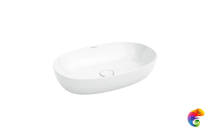 PLR.wb.60 Раковина PLAZA 60х38 cм накладная, без отверстия под смеситель