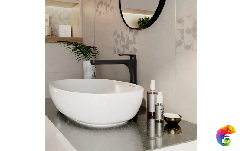 PLR.wb.60 Раковина PLAZA 60х38 cм накладная, без отверстия под смеситель