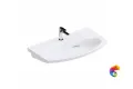 RV.wb.80 Раковина RIVA мебельная с крепежом 80, белая глянцевая