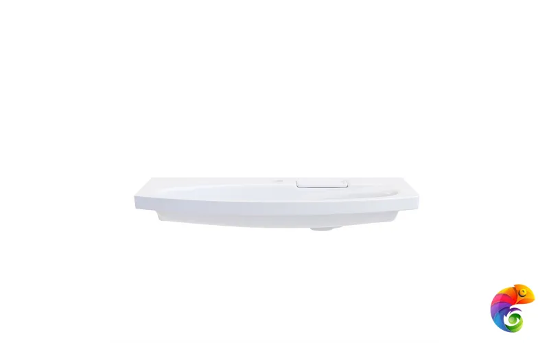 RV.wb.80 Раковина RIVA мебельная с крепежом 80, белая глянцевая