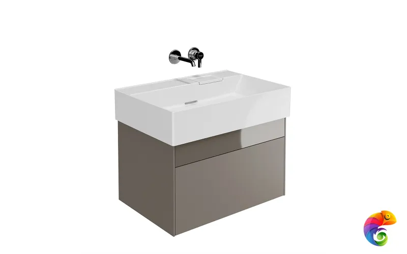 LOG.70.2/SAN Тумба LOGICA подвесная 2 ящика 70 см, песчаный