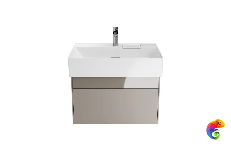 LOG.70.2/SAN Тумба LOGICA подвесная 2 ящика 70 см, песчаный