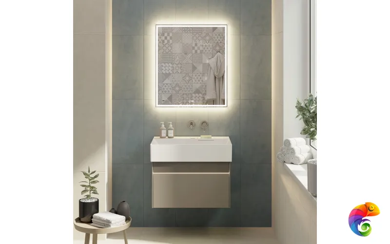 LOG.70.2/SAN Тумба LOGICA подвесная 2 ящика 70 см, песчаный