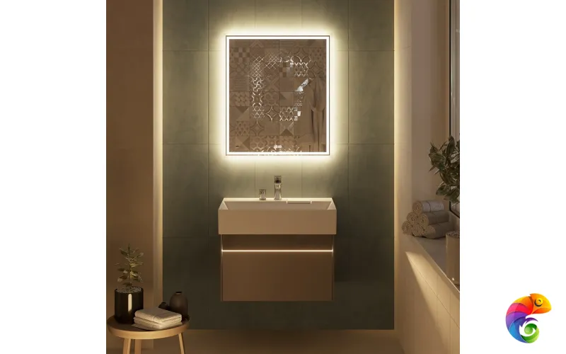 LOG.70.2/SAN Тумба LOGICA подвесная 2 ящика 70 см, песчаный