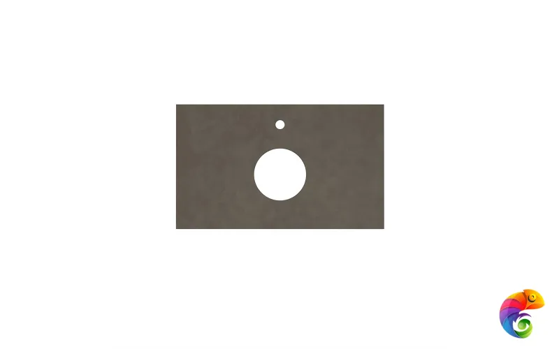 CN80.DD507020R Спец. изделие декоративное из керамогранита Про Чементо 80x48, коричневый тёмный матовый