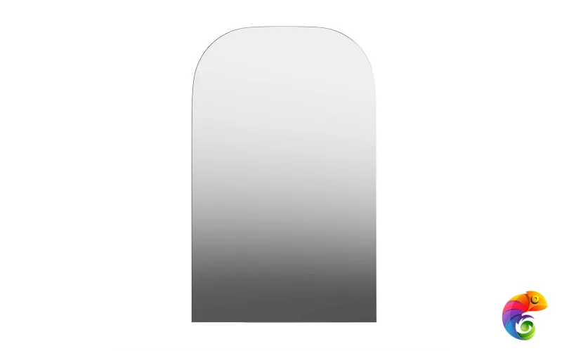 VE.R.mi.115/WHT Зеркало VETRATA R 720х1155 мм, сенсор со сменой цвета подсветки и антизапотевание, белое