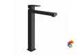 66419KM.01.093 Однорычажный смеситель для раковины FUTURA, высокий, без донного клапана 3/8,   матовый черный