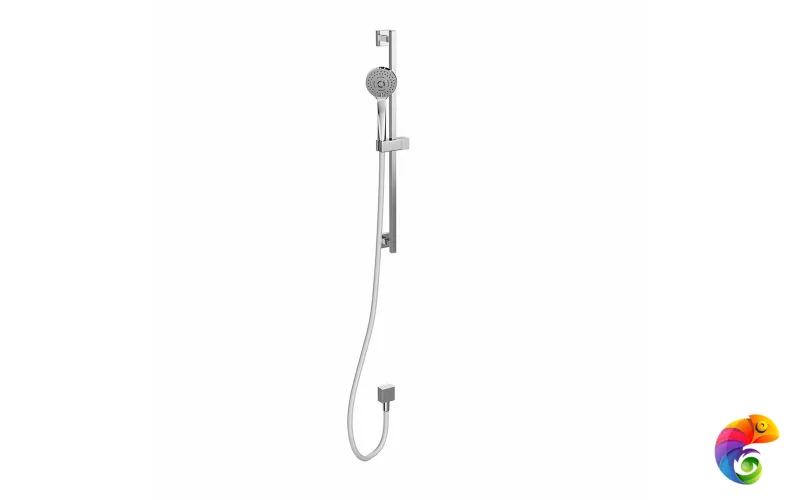 851KM.21.018 Душевая стойка FUTURA c ручной  круглой лейкой  и шлангом, без выхода для подачи воды, хром