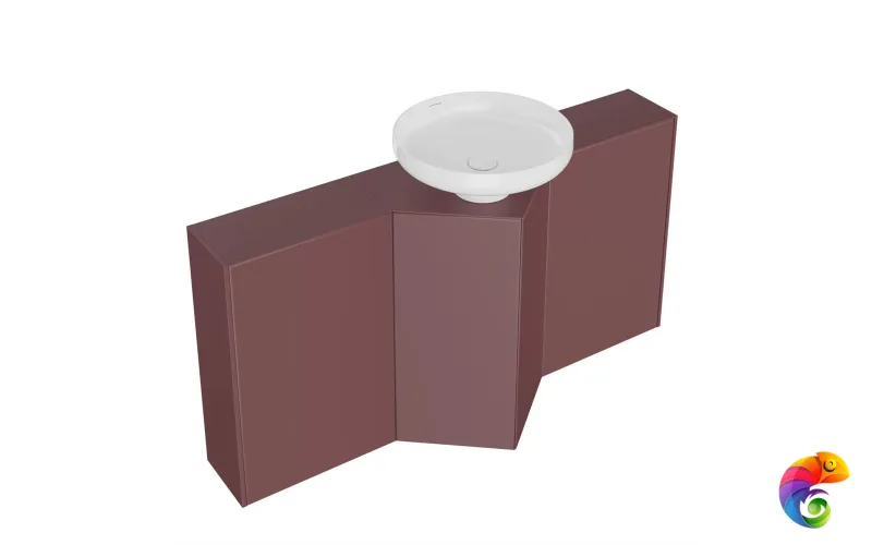 KMCACb45MMp0 Тумба-модуль CARAVAN хранение без боковин, подвесная 45, push, марокканский гранатовый