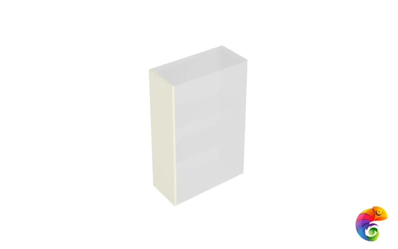 KMCASp21MBt0 Боковина универсальная для двух модулей CARAVAN, сливочная матовая