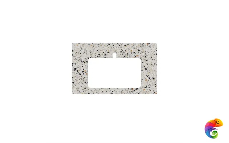 KM6012G0471RP80Ir2 Спец. изделие декоративное для полувстраиваемых раковин Бричиола 80 см, белый натуральный