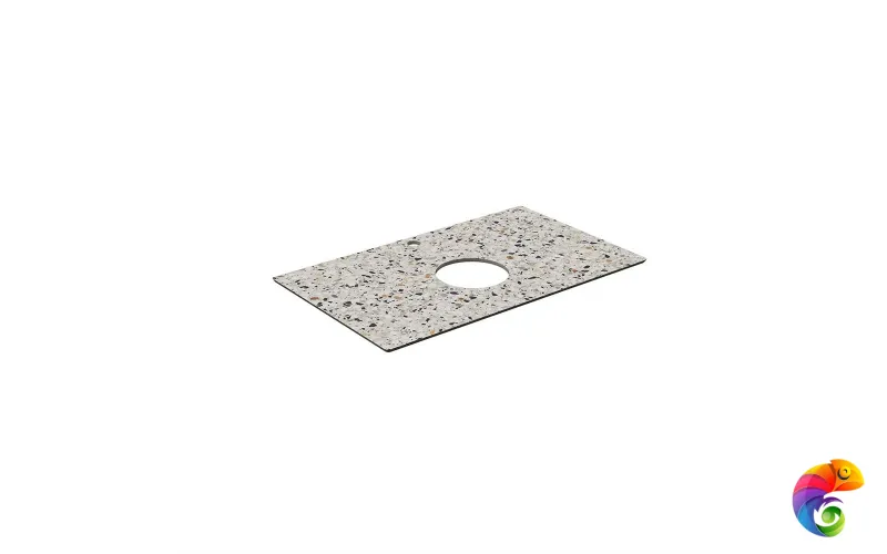 KM6012G0471RP80Tc2 Спец. изделие декоративное для накладных раковин Бричиола 80 см, белый натуральный