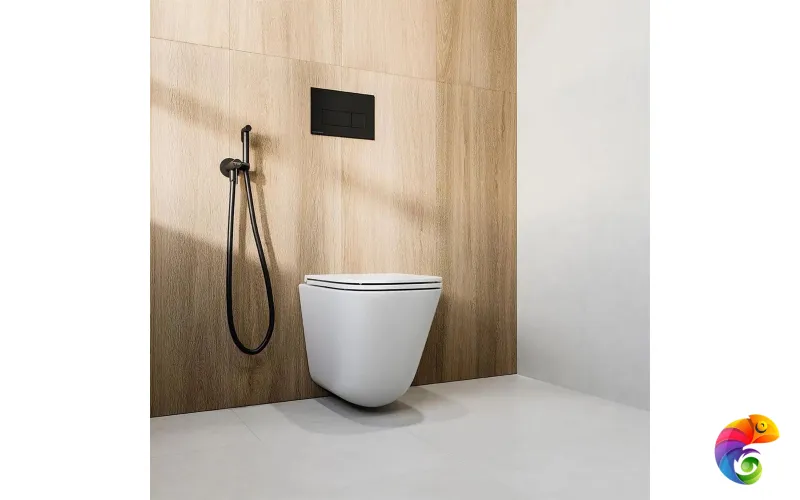 CU.T.wc.02 Унитаз Кубо Торнадо подвесной с системой смыва торнадо с крепежом и сиденьем, белый глянцевый