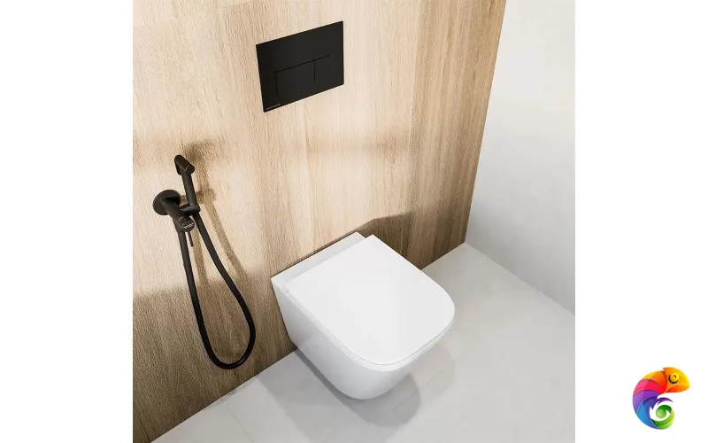 CU.T.wc.02 Унитаз Кубо Торнадо подвесной с системой смыва торнадо с крепежом и сиденьем, белый глянцевый