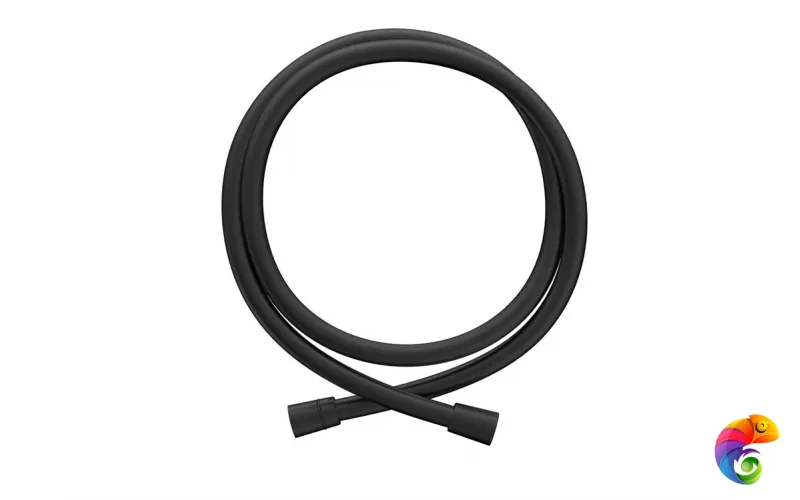 FO.L150. KM.BLK.M Душевой шланг Fonte универсальный, пвх, черный матовый