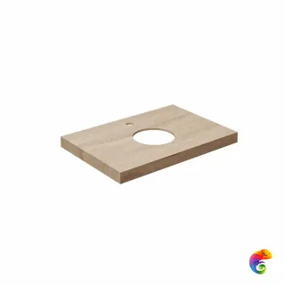 CN70.SG560420R Столешница из керамогранита Риальто 70x48, бежевая