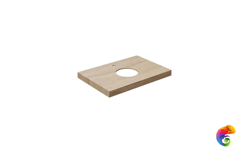 CN70.SG560420R Столешница из керамогранита Риальто 70x48, бежевая