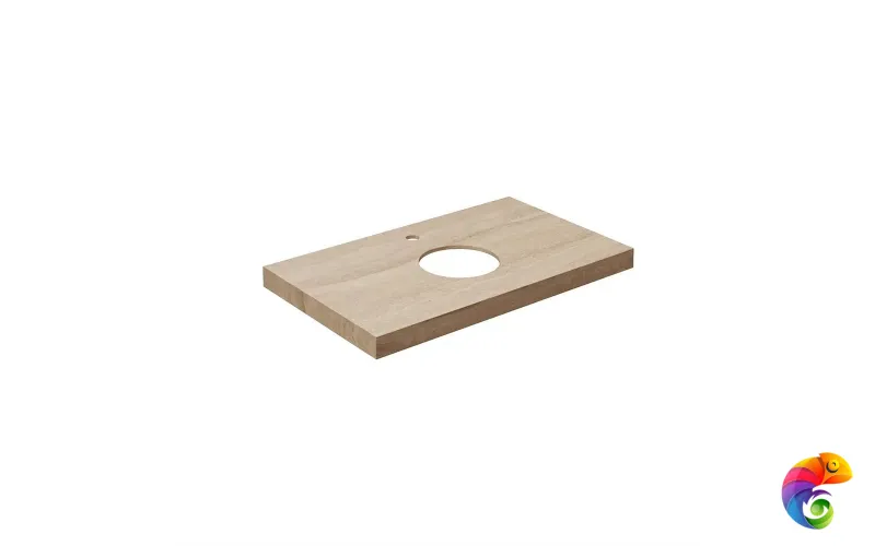 CN80.SG560420R Столешница из керамогранита Риальто 80х48, бежевая