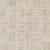 KMD2MSA008GR Декор Про Травертин мозаичный бежевый светлый матовый обрезной 30x30x0,9