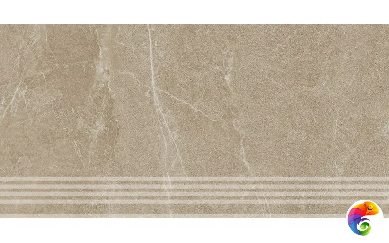 KM6060G0491RGRF Ступень фронтальная Эстерель бежевый матовый обрезной 30x60x0,9