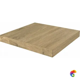 SG506600R/GCS Ступень Сальветти капучино угловая левая клееная 33х33х11
