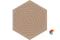 OS/E241/63011 Декор Агуста оранжевый матовый 6x5,2x0,69