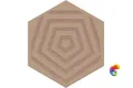 OS/E241/63011 Декор Агуста оранжевый матовый 6x5,2x0,69
