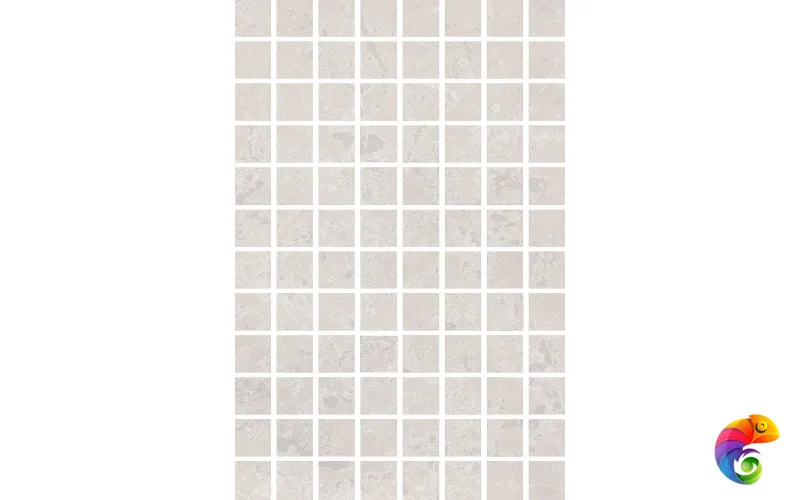 MM8351 Декор Ферони мозаичный серый светлый матовый 20x30x0,69