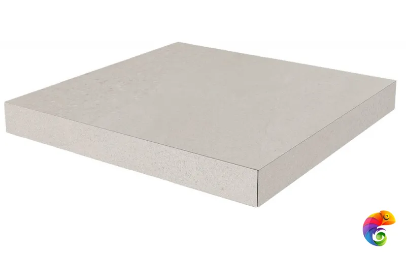 DD602620R/GCA Ступень угловая клееная Про Матрикс белый 33x33x0,9