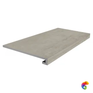 SG851090R/GCF Ступень клееная Сан-Марко серый матовый 33x80x0,9