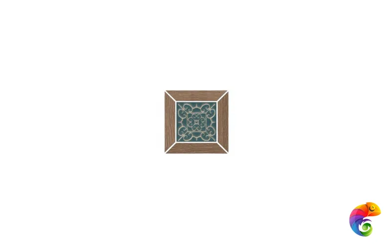 ID157 Вставка Тровазо наборный карамельный матовый 13x13x0,9