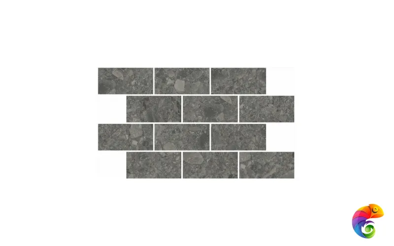 DD606220/MM Декор Чеппо ди Гре мозаичный антрацит матовый обрезной 34,6x20x0,9