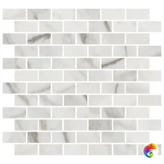 MM13105T Декор Буонарроти белый мозаичный матовый 32x30x0,9