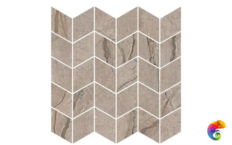 KMD2MSM014BR Декор Ифран мозаичный бежевый светлый глянцевый обрезной 30x31,2x0,9