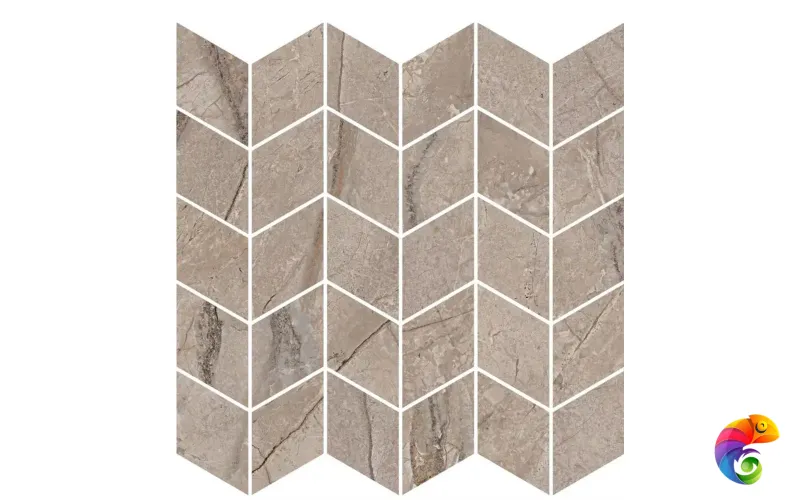 KMD2MSM014BR Декор Ифран мозаичный бежевый светлый глянцевый обрезной 30x31,2x0,9