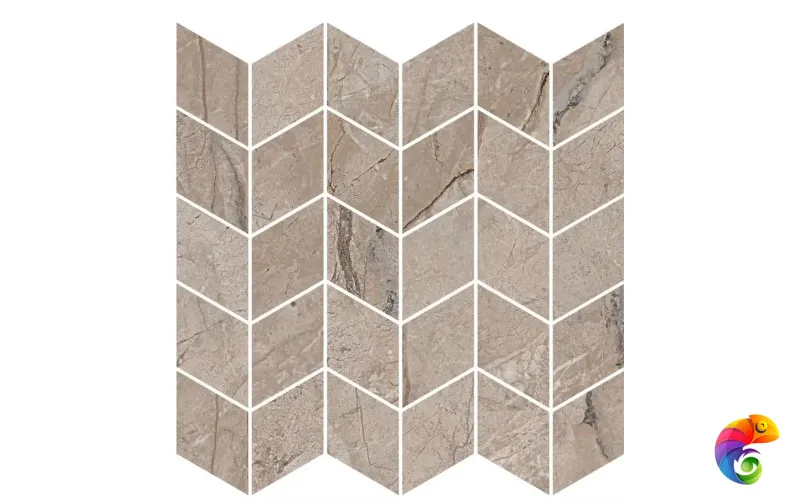 KMD2MSM014BR Декор Ифран мозаичный бежевый светлый глянцевый обрезной 30x31,2x0,9