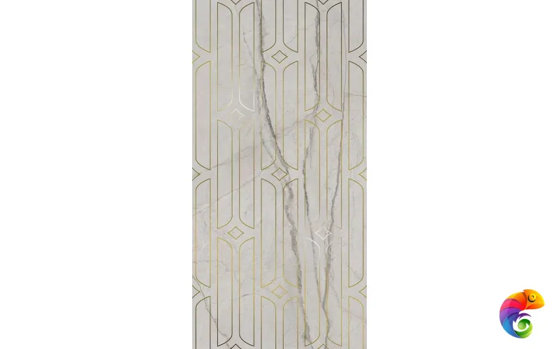 KMD3STA029BR Декор Ифран серый светлый глянцевый обрезной 60x119,5x0,9