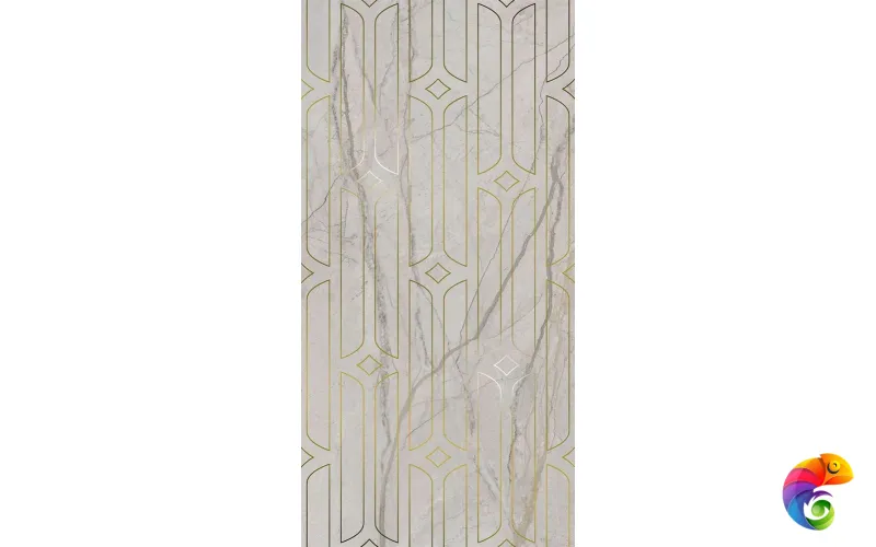 KMD3STA029BR Декор Ифран серый светлый глянцевый обрезной 60x119,5x0,9