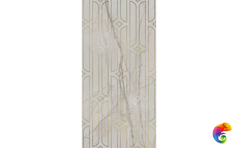 KMD3STA029BR Декор Ифран серый светлый глянцевый обрезной 60x119,5x0,9